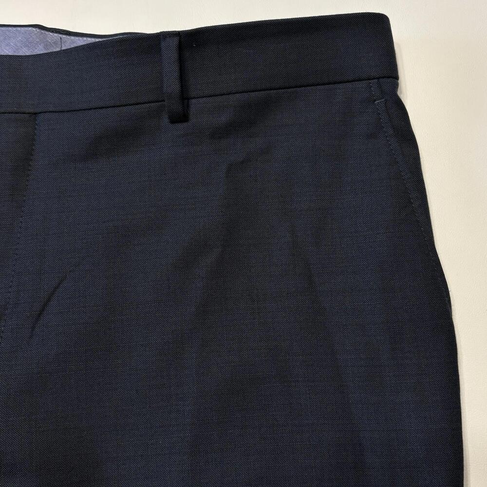 Tommy Hilfiger Men's Navy Wool Blend Dress Pants 38x32 - Picture 5 of 9